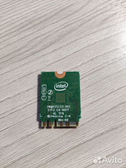 WiFi Bluetooth M2 Intel 3165NGW двухдиапозонный