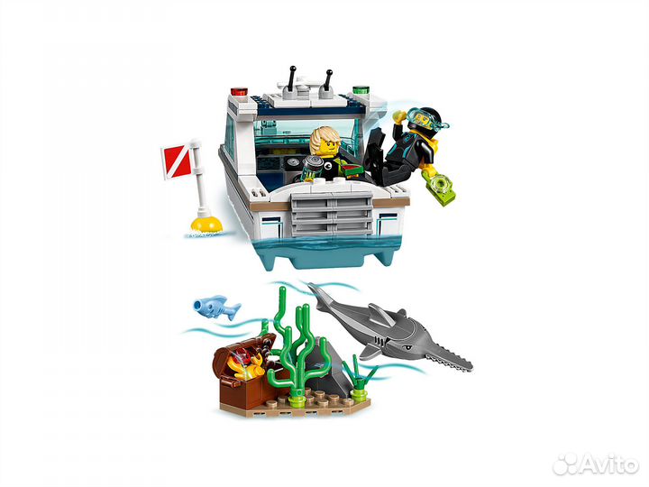 Конструктор Lego City 60221 - Яхта для дайвинга