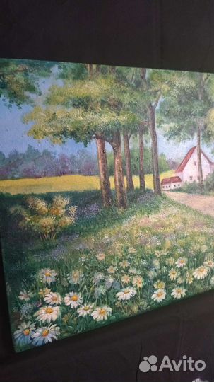 Картина маслом на холсте пейзаж