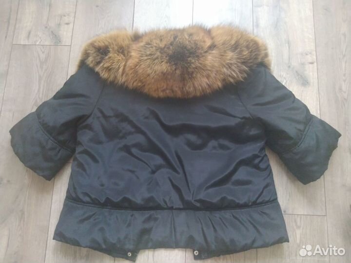 Куртка автоледи укороченная демисезонная мех