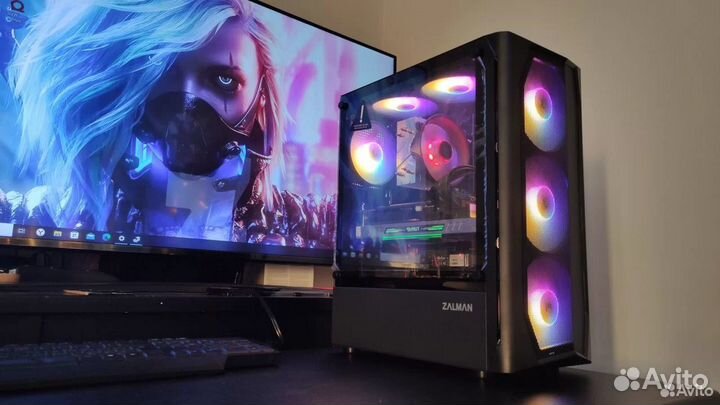 Игровой компьютер с Core i7, RX580 8gb, 16Gb, SSD