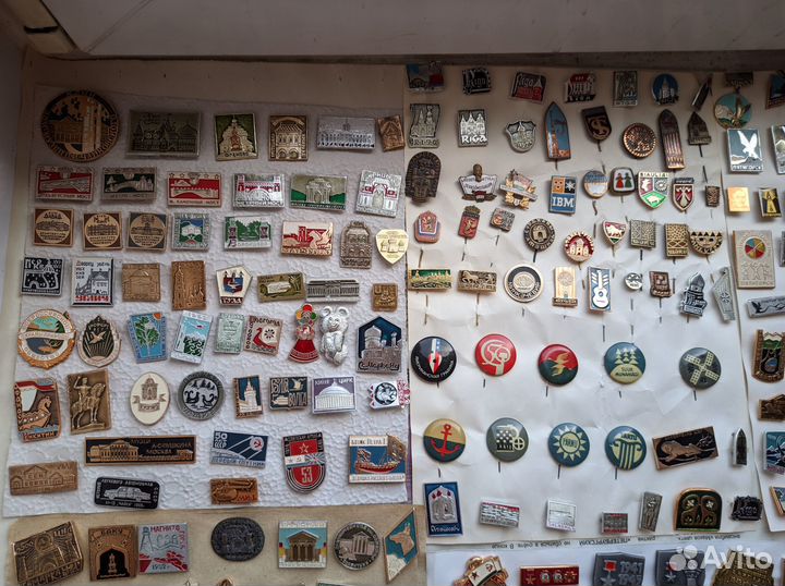 Коллекция значков города (за всё)