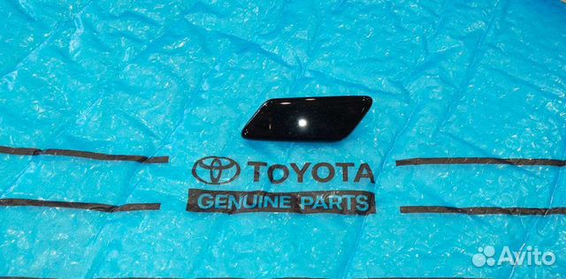 Крышка форсунки Прадо 150 левая черная 17-20