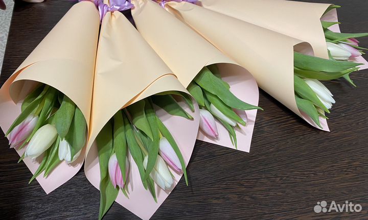 Тюльпаны к 8 марта букеты розница