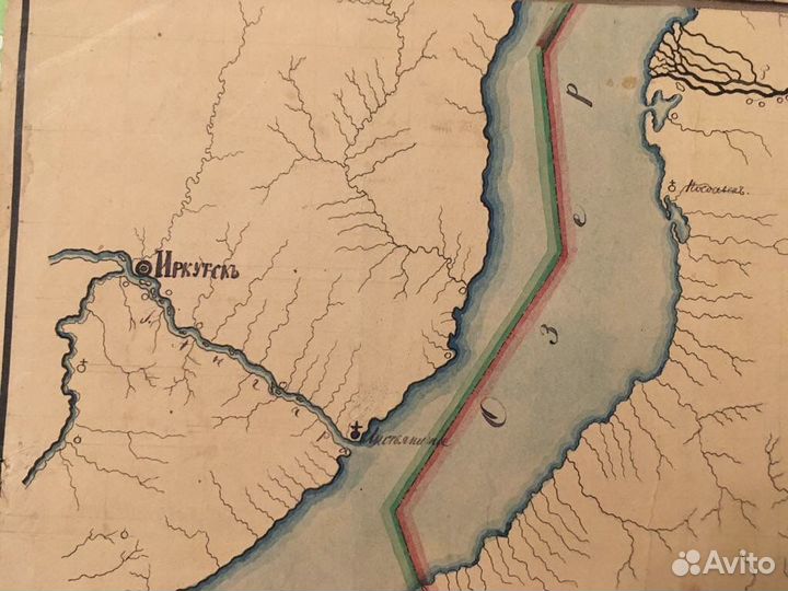 Карта золотых приисков 1907 год