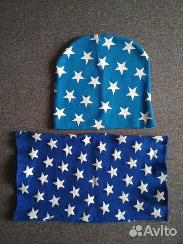 Шапка детская + шарф снуд