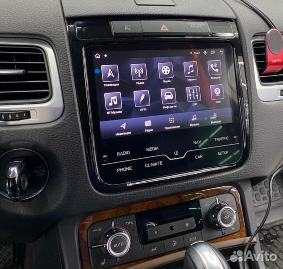 Магнитола андроид на volkswagen touareg