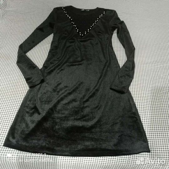 Платье для девочки/девушки/чёрное/короткое