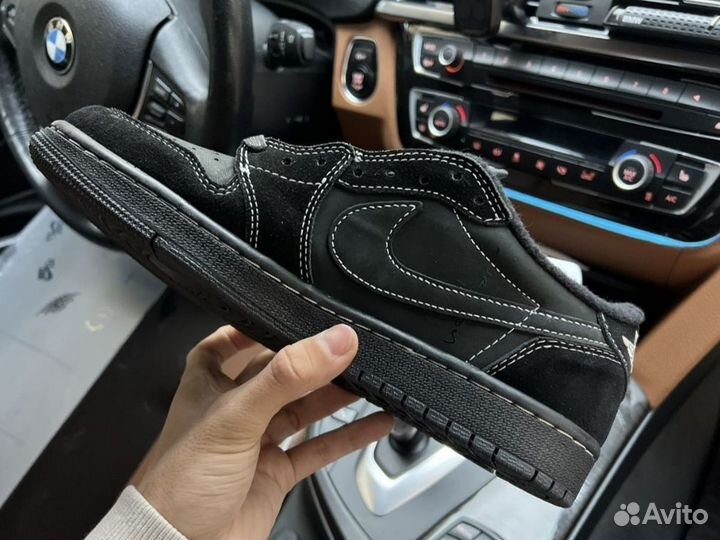 Кроссовки Nike air jordan 1 low travis scott