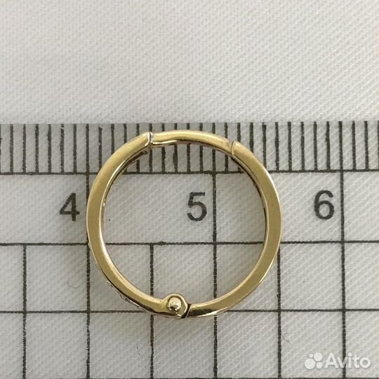 Серьги золото 585 пробы №077335