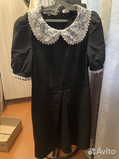 Платье черное школьное