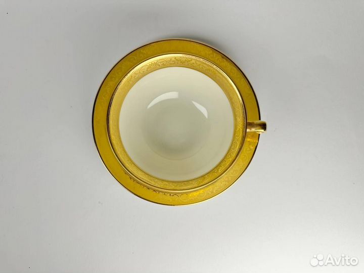 Винтажная чайная пара Raynaud & Co, Limoges 1943г