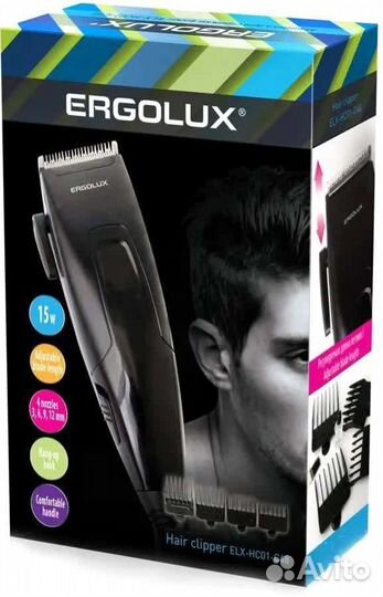 Машинка для стрижки Ergolux EXL-HC01-C48 (новая)