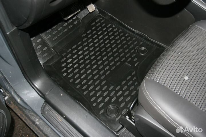 Коврики в салон подходят для chevrolet Captiva (Ir, Ir2, Ir3), 2011-2018, 5 шт. (полиуретан) / Шевро
