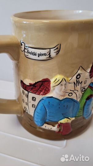 Кружка пивная новая из Чехии 1 литр