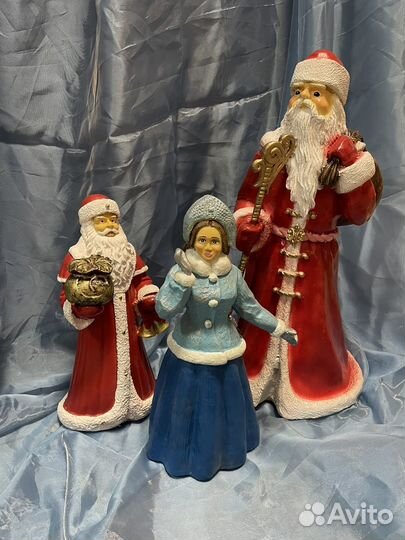 Дед мороз, Снегурочка, Новогодний декор