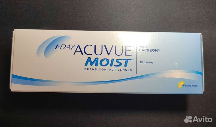 Линзы контактные однодневные acuvue moist