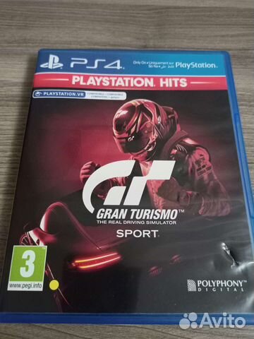 Игра для приставки PS4 Gran Turismo Sport гонки
