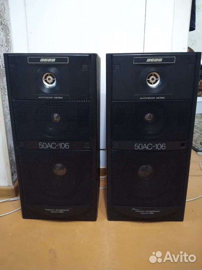 Акустические колонки вега 50 ас 106