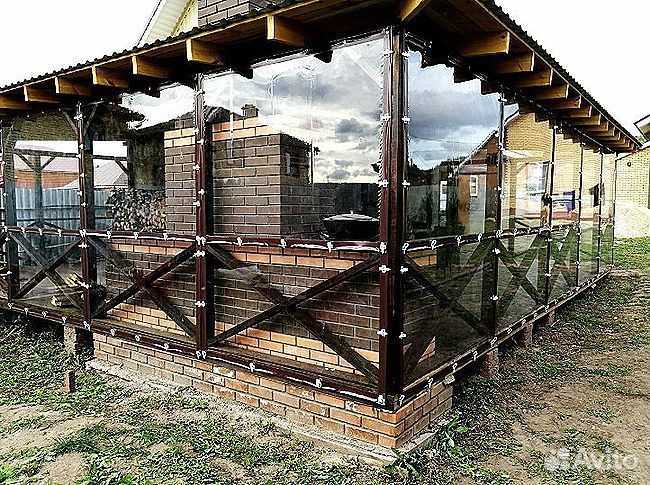 Мягкие окна для беседки