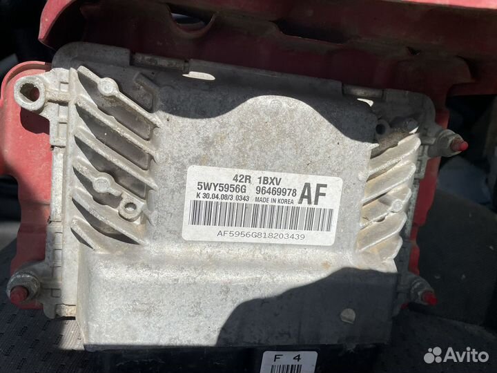 Chevrolet aveo т250 эбу 1.2