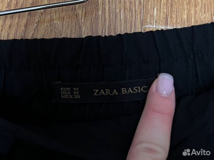 Брюки zara прямого кроя