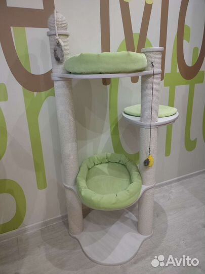 Когтеточка дом для кошек Мейн Кун бу