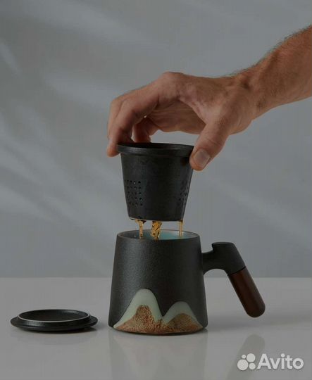 Кружка заварочная керамическая