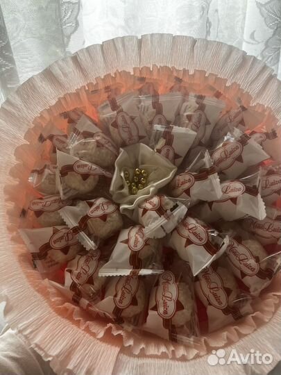 Съедобный букет из конфет