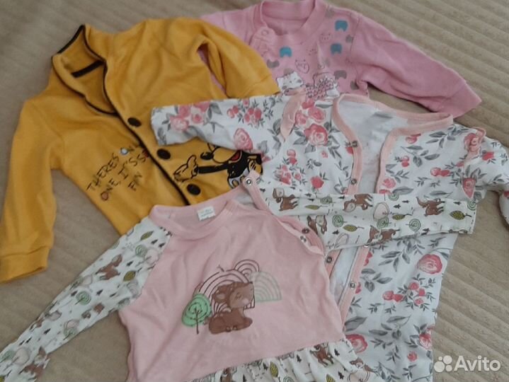 Детская одежда для девочек с рождения до 7 месяцев