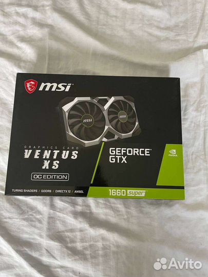 Видеокарта msi gtx 1660 super 6gb