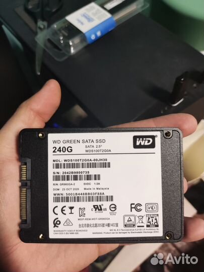 Ssd wd green 240 gb