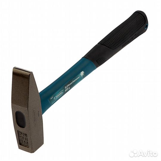 Молоток слесарный, 600 г, квадратный боек, фибергл