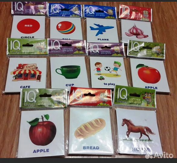 Карточки для запоминания слов по англ. языку