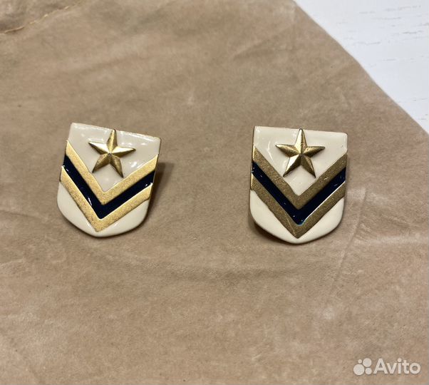 Винтажные серьги бижу