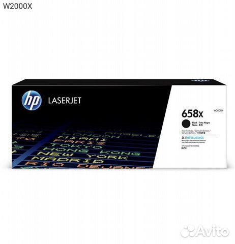 W2000X, Тонер-картридж HP 658X Лазерный Черный 330