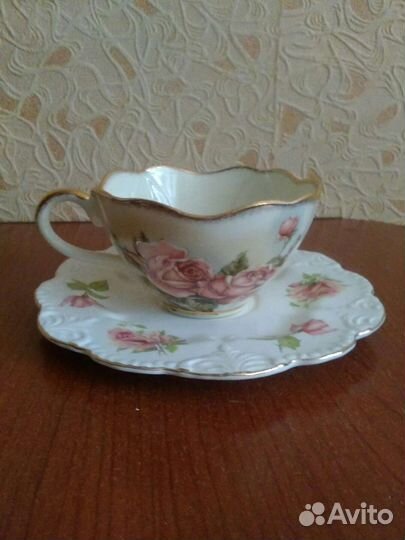 Чашка с блюдцем,Лимож не Лимож