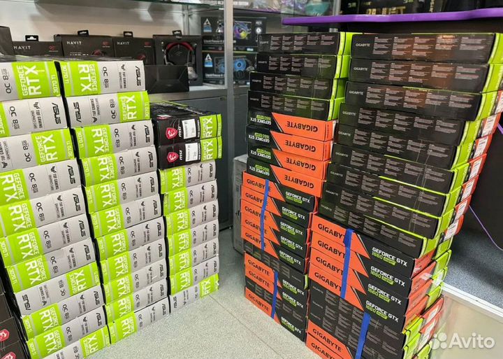 Видеокарты 3070 Ti,1660 Super