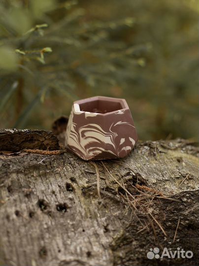 Кашпо из гипса