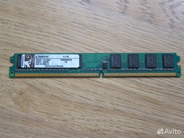 Память Kingston DDR2 KVR800D2N5 1 Гб для комп