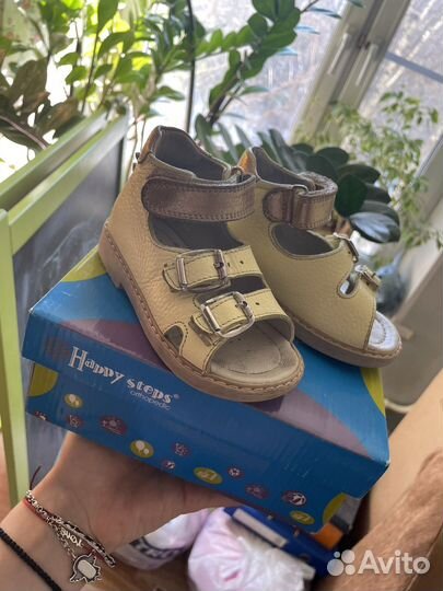 Сандали (ортопедические кожаные босоножки ) 21р