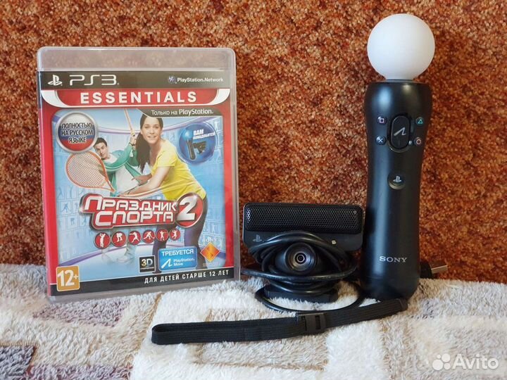 Ps move PS3/PS4/PS5 + camera + диск