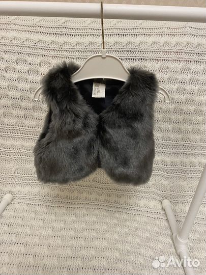 Жилетка меховая детская