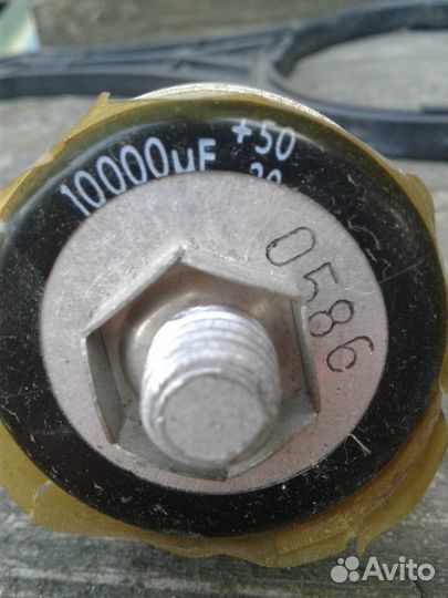 Конденсатор большой ёмкости кеа-11-10, 10000 мкф