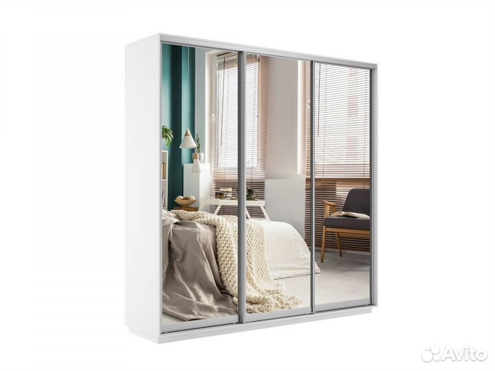 Шкаф купе зеркальный