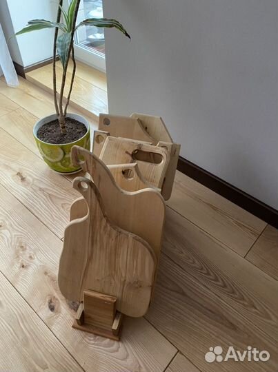 Комплект кухонных досок с подставкой