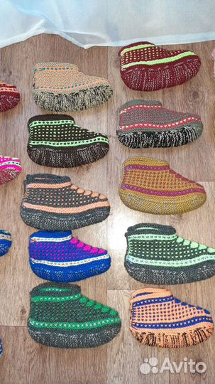 Вязаные носки