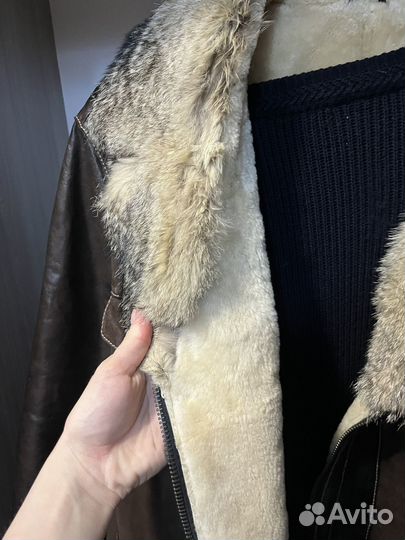 Дубленка мужская короткая 64-66р