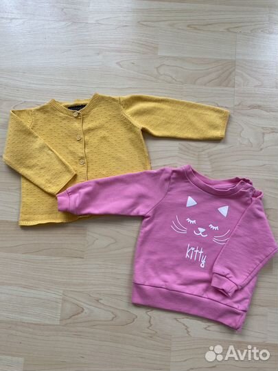 Кофточки для девочки 74