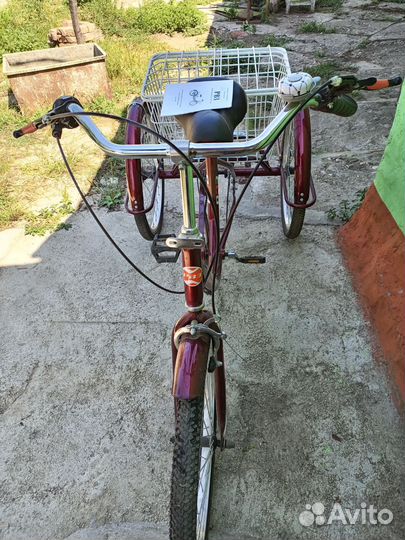 Дорожный трехколесный велосипед для взрослых